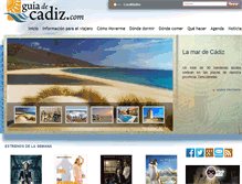 Tablet Screenshot of guiadecadiz.com